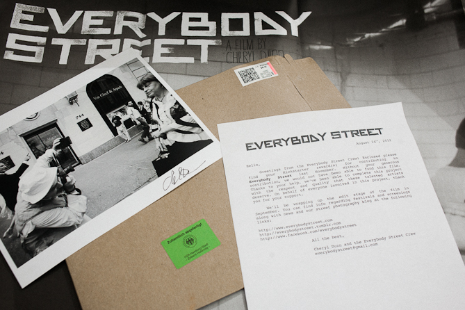 Inhalt des Everybody Street Unterstützer Pakets