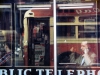 Saul Leiter Phone Call, ca. 1957 Â© Saul Leiter Courtesy: Saul Leiter, Howard Greenberg Gallery, New York. Aus der Ausstellung SAUL LEITER - RETROSPEKTIVE im Haus der Photographie in den Deichtorhallen, 3.2.2012 - 15.4.2012.